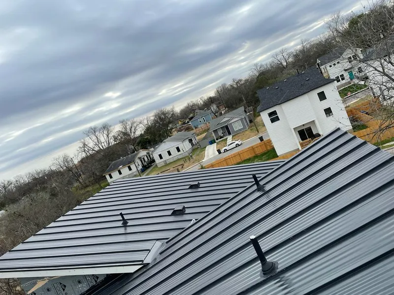 Standing seam metal roof panels with vents for Skylight Repair in Kearns
